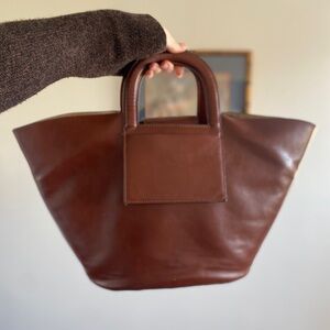 MANGO faux leather handbag